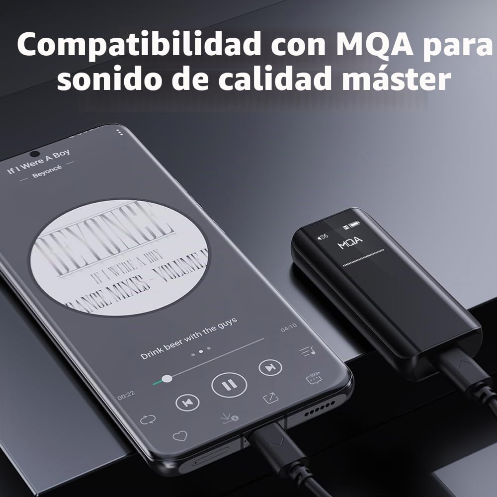 FiiO BTR15 Amplificador/DAC Tipo Dongle con 340mW de Potencia