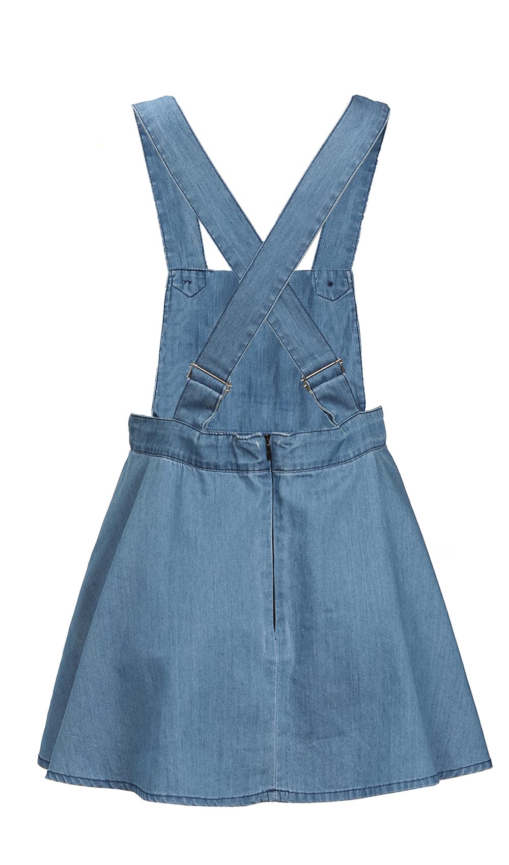 CutiePlusU Costume de barboteuse pour adulte avec entrejambe boutonnée - Salopette en jean méprisable
