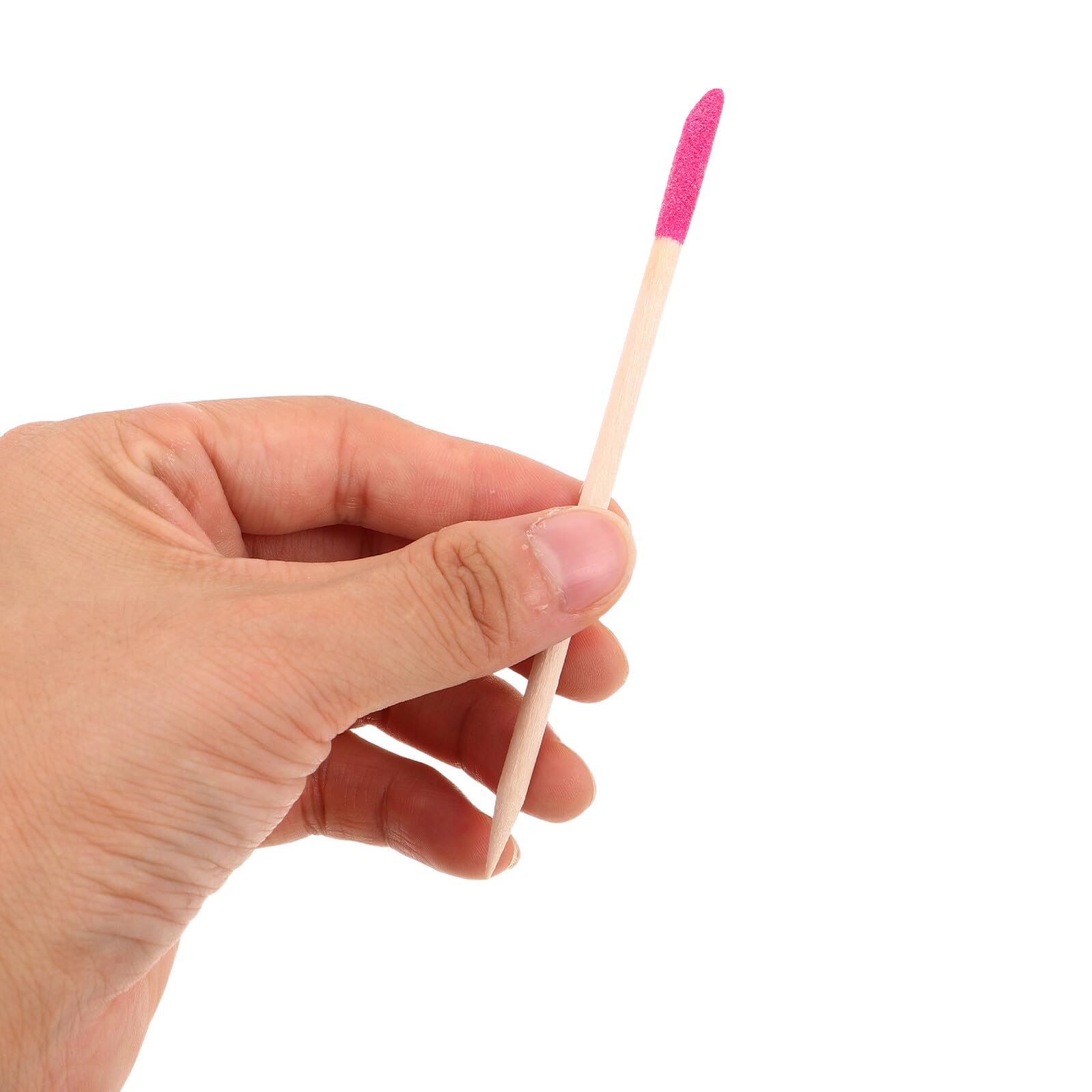 Cabilock Palitos Cuidado de Naranjo, o de Madera Superficie Texturizada Manicura Piezas 50 Compactas Lijado y para de Cutículas de Uñas en Salón DIY