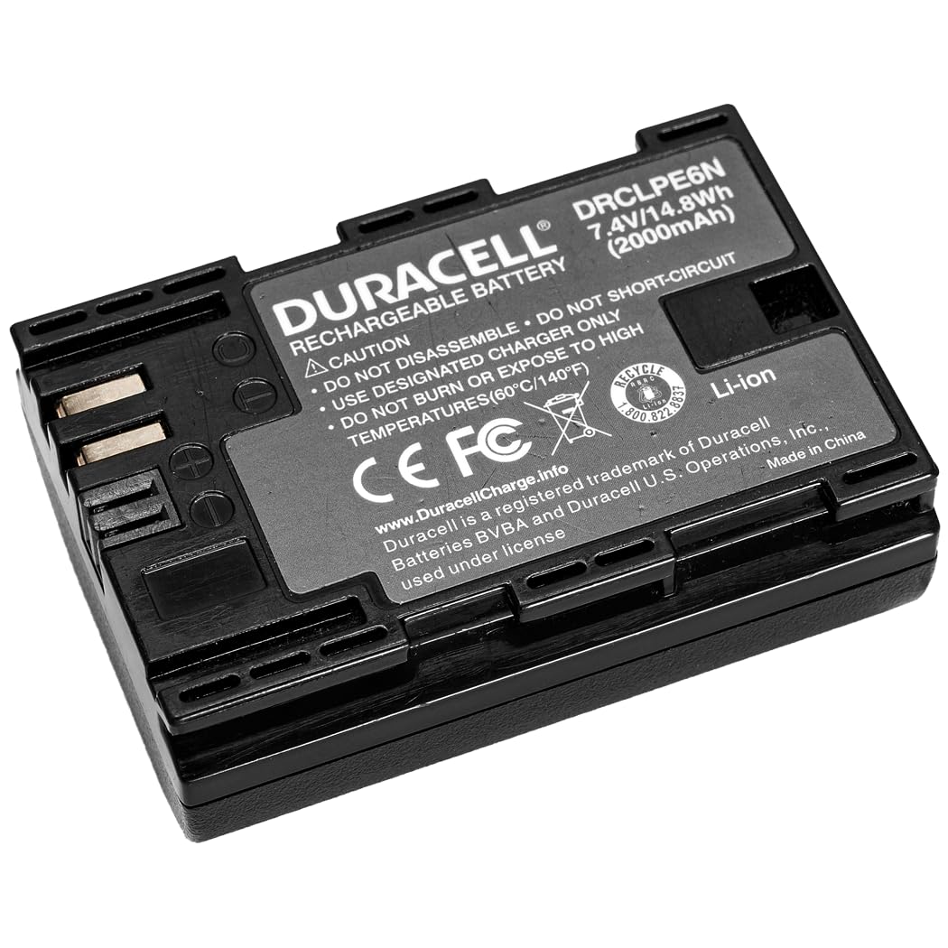 Duracell Li-ION 2000 mAh pour Canon LP-E6N