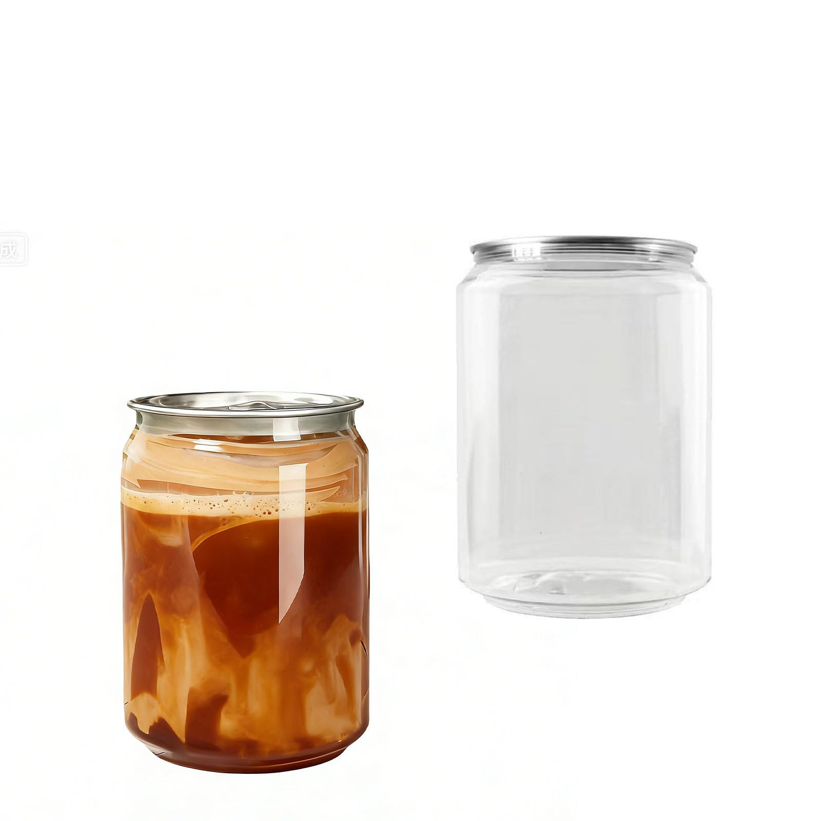 Bouteilles en plastique transparent avec couvercles, bocaux vides anti-fuite pour vinaigrettes faites maison et voyage, idéal pour les échantillons de cadeaux