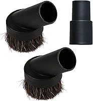 Vista 1 de Shop Vac Attachments - Cepillo redondo de repuesto para polvo, cerdas suaves, 1.25 pulgadas, 1-1/4 pulgadas, 1.260 in, cepillo negro para cepillos