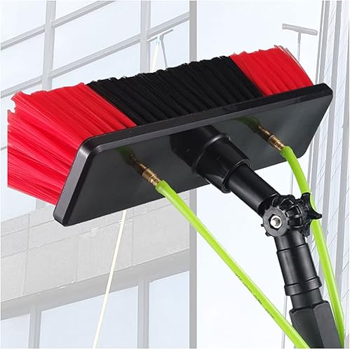Window Cleaning Pole 5-12m Water-fed Telescopic Brush Water Spray Cleaning Brush Extendable Conservatory Roof Cleaner Photovoltaic and Solar Panels
