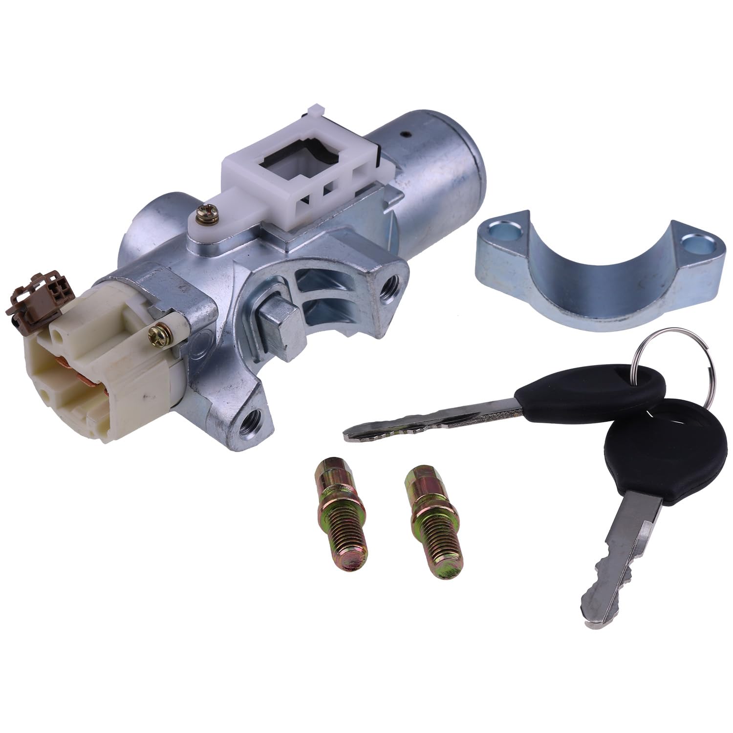 AIVWUMOT Ignition Lock Cylinder Switch W/Key US901 US804 US803 Compatible with 02-06 Sentra 99-04 Pathfinder 2004 Armada 99-04 Pathfinder A/T 00-02 Maxima D8700-6J326 D8700-6J325