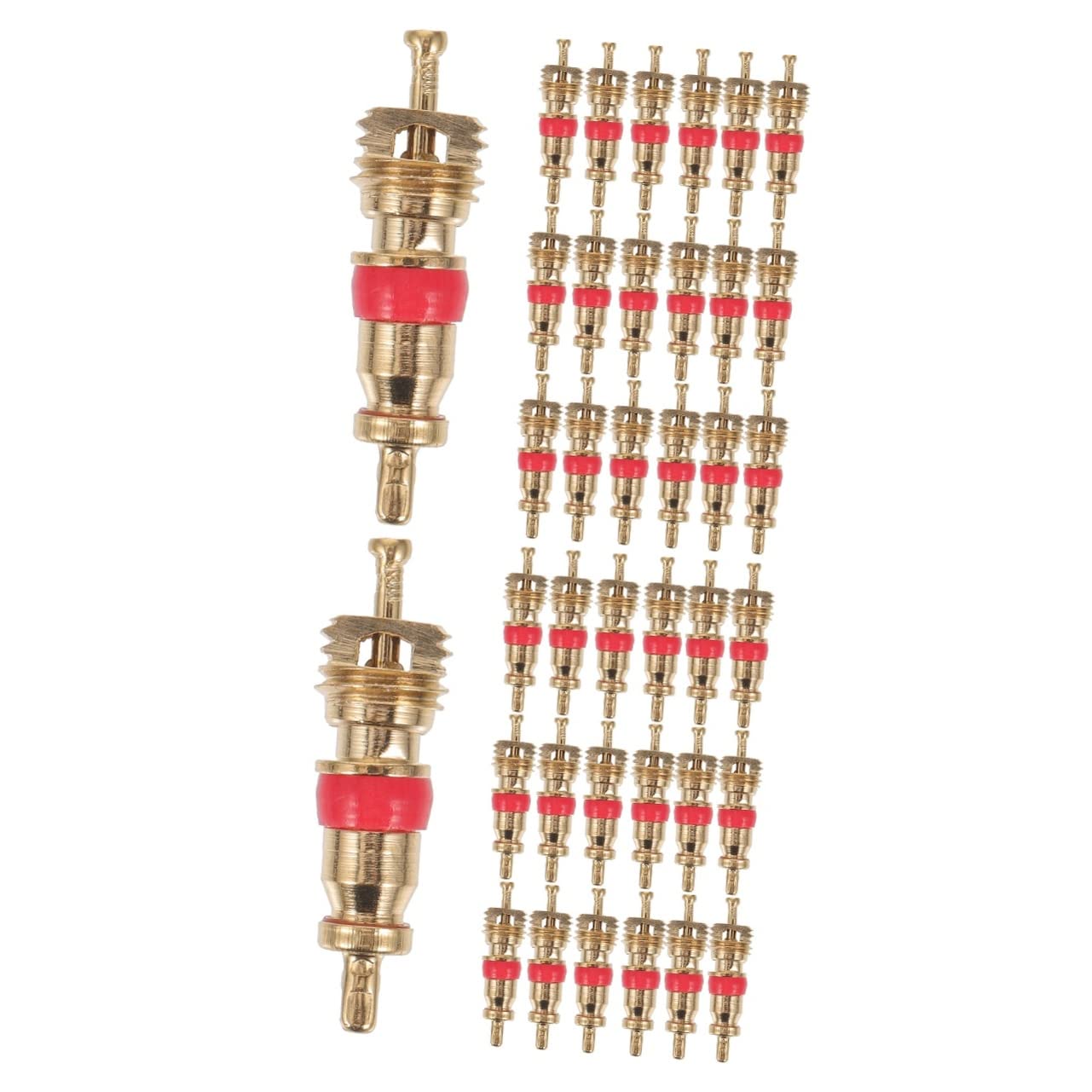 BESPORTBLE 100pcs Valve Cores for Replacement Stem Cores for Tubeless Conversion Compact Accessory for Daily Use Cycling and Garage Maintenance