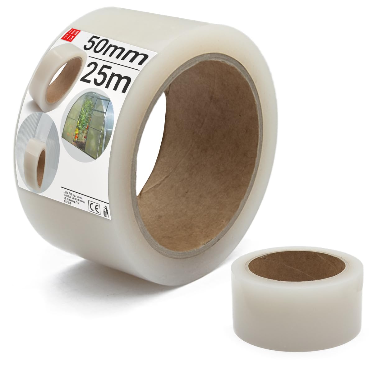 Lun Fix Reparatur Klebeband für Gewächshäuser Folientunnel Stegplatten 50mm x 25m