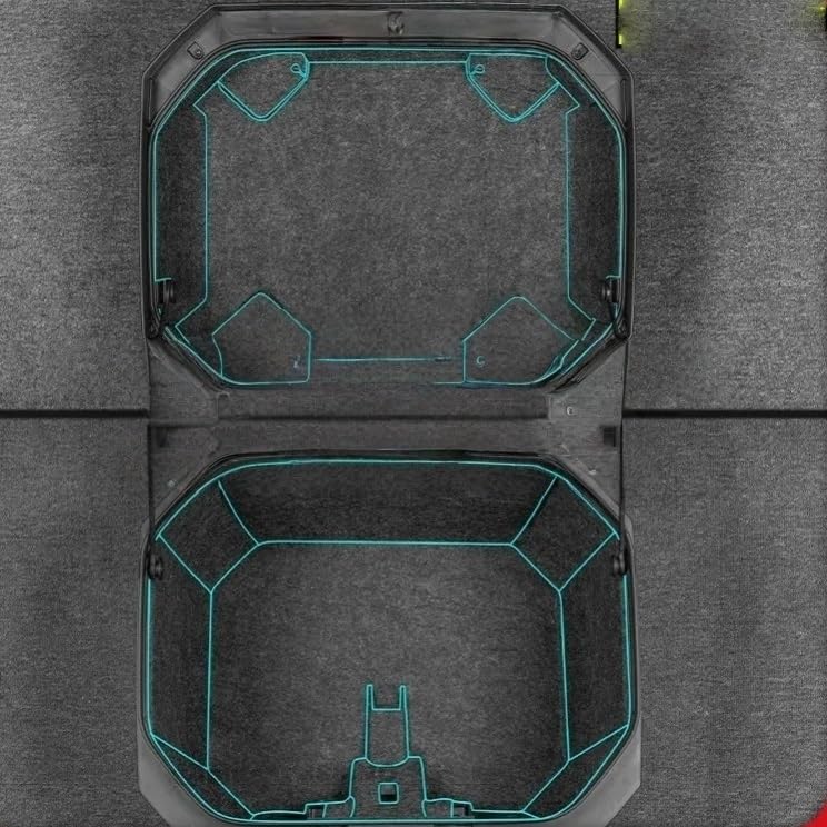Maletero Motocicleta Almohadilla Interior para TR41 TR 41, Funda Trasera para Motocicleta, Caja De Maletero, Almohadilla Protectora, Accesorios Protección Interior para Equipaje