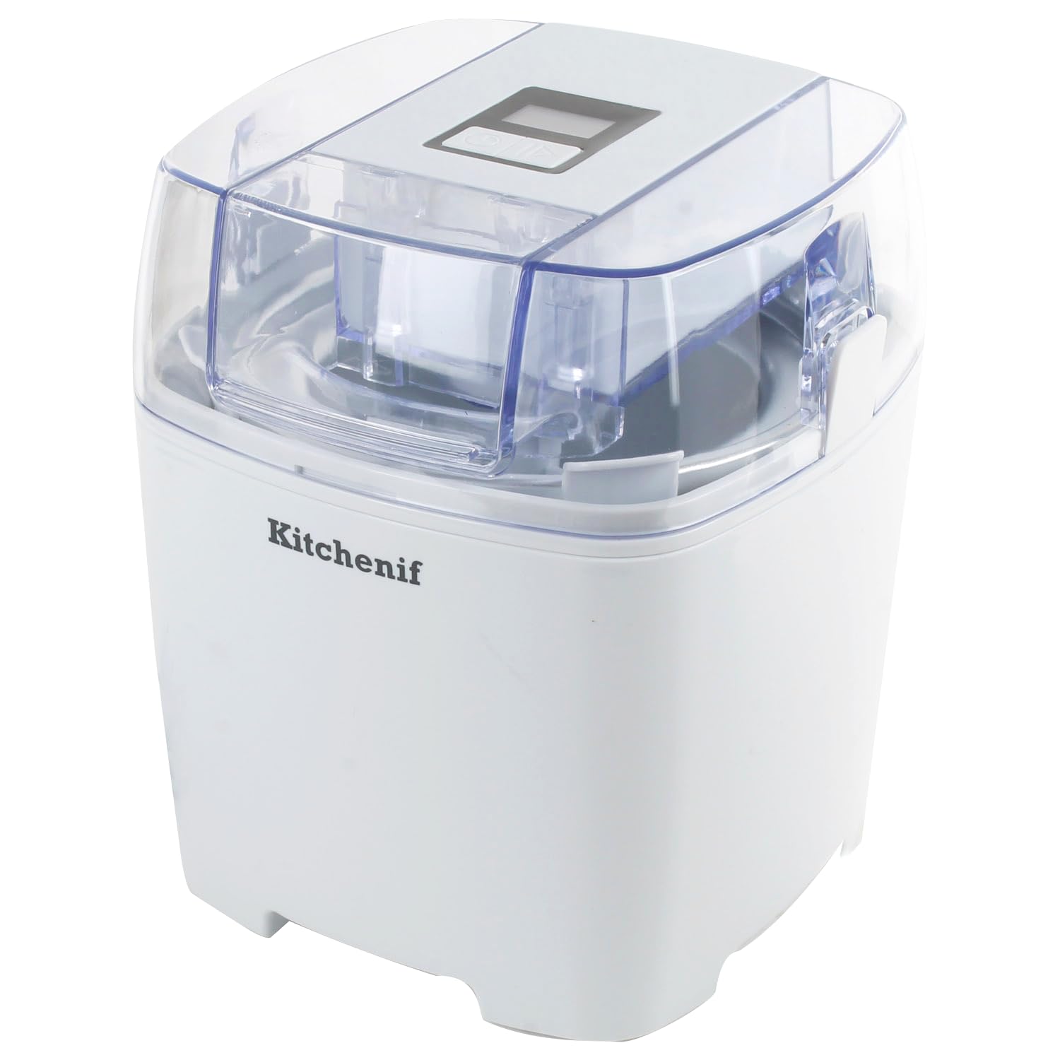 Digital Ice Cream Sorbet Slush & Frozen Yoghurt Maker (1.5 Ltr), White-image-3