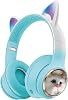 Sunix Wireless 5.3 Stereo Cat On-Ear Bluetooth Headset Green BLT-45