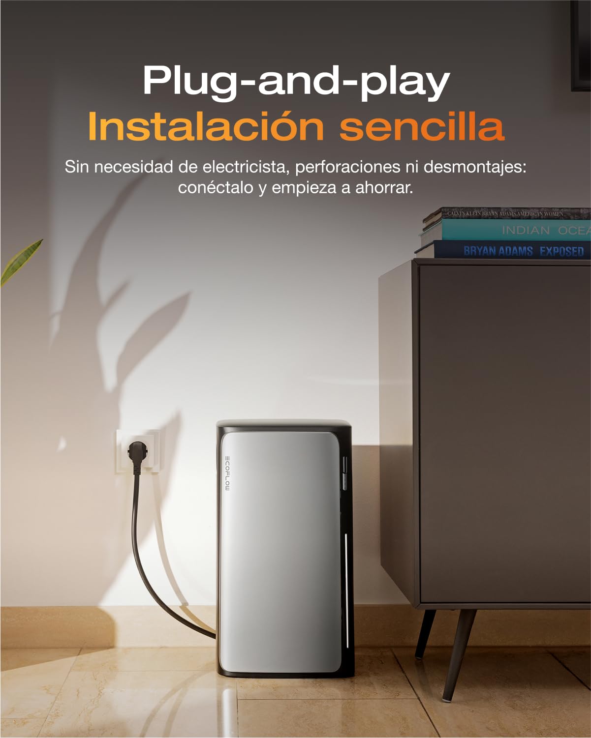 Kit solar EF EcoFlow STREAM Max batería de 1,92 kWh con panel solar rígido de 400 W*2, entrada solar de 1800 W, 2 MPPT, puerto de CA 1200 W, microinversor de 600/800 W, control inteligente con IA