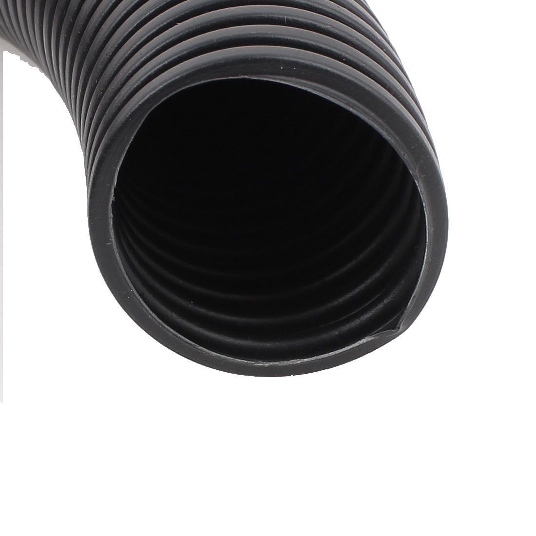 sourcing map Tubo de 42 mm de diámetro exterior Negro conducto corrugado cable de fuelle de tubo protector de cables de 13 pies 4M