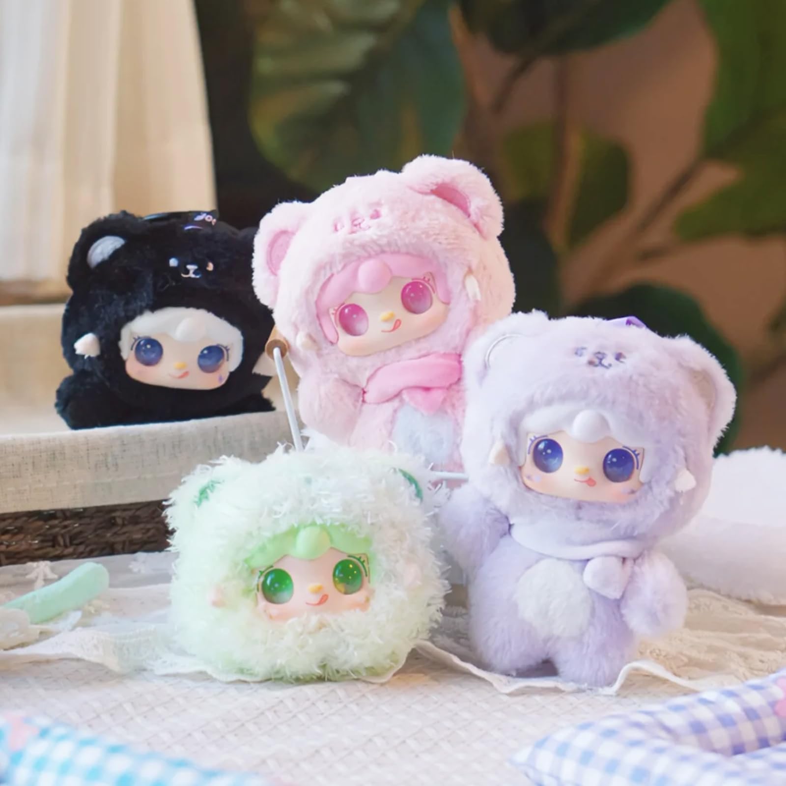 CALEMBOU Plush Blind Box, Cute Yooki Series Random Plush Doll, Kawaii Stuffed Mystery Toys Collectible for Birthday Gift (Yooki-YYKXX-1pc)