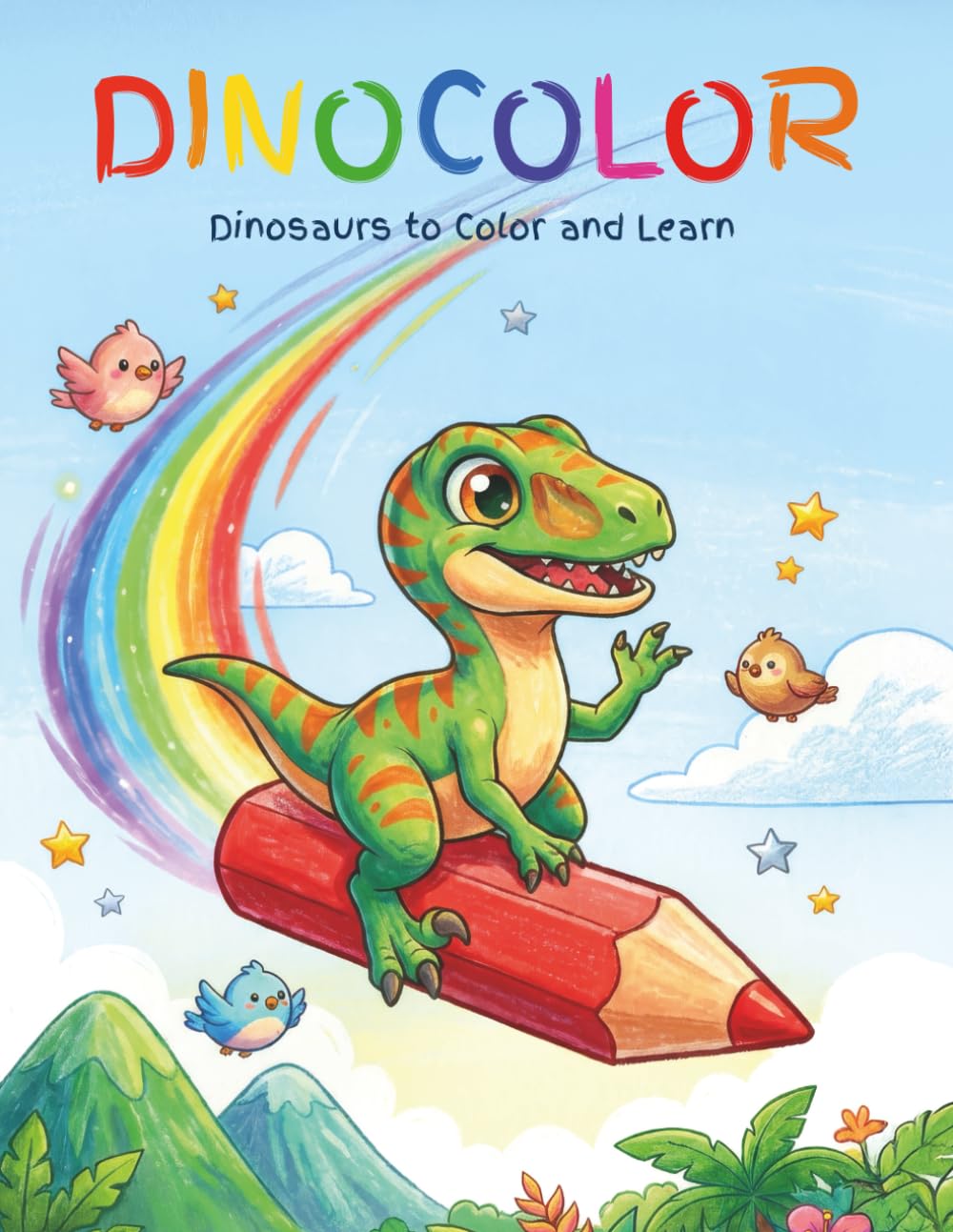 Dinocolor: Dinosaurs to Color and Learn