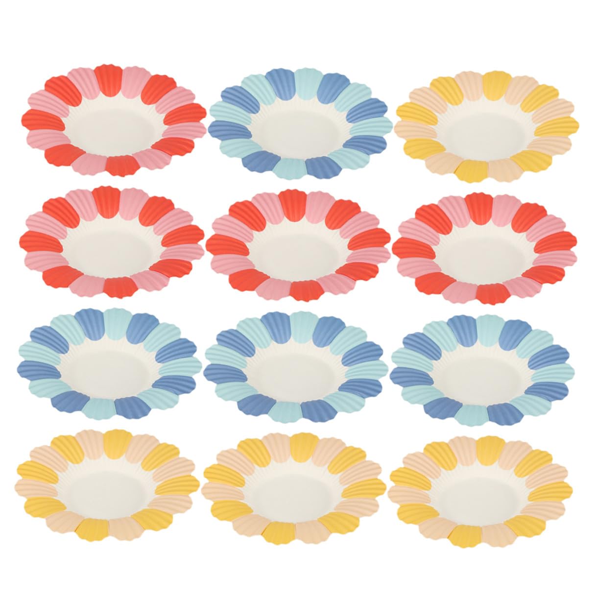 Vaisselle décorative pour anniversaire et papier de fleur GALPADA