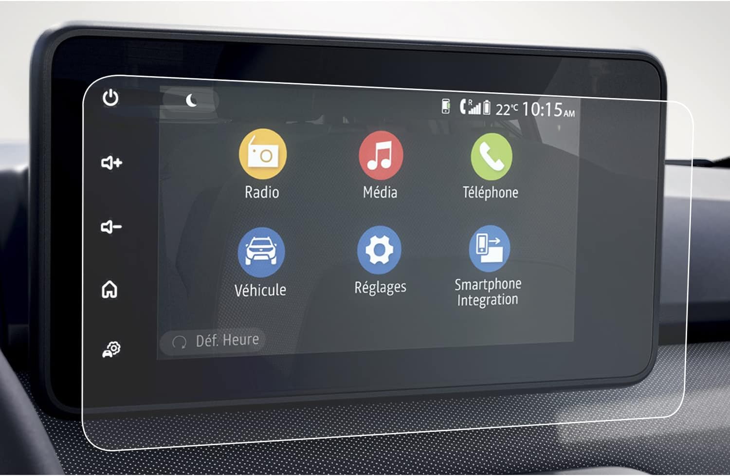 Pellicola Protettiva Per Navigatore YEE PIN 2 Pezzi - Compatibile Con Dacia Jogger E Logan 3 2021-2023, Nano-Film Trasparente Antigraffio E Anti-UV - 2