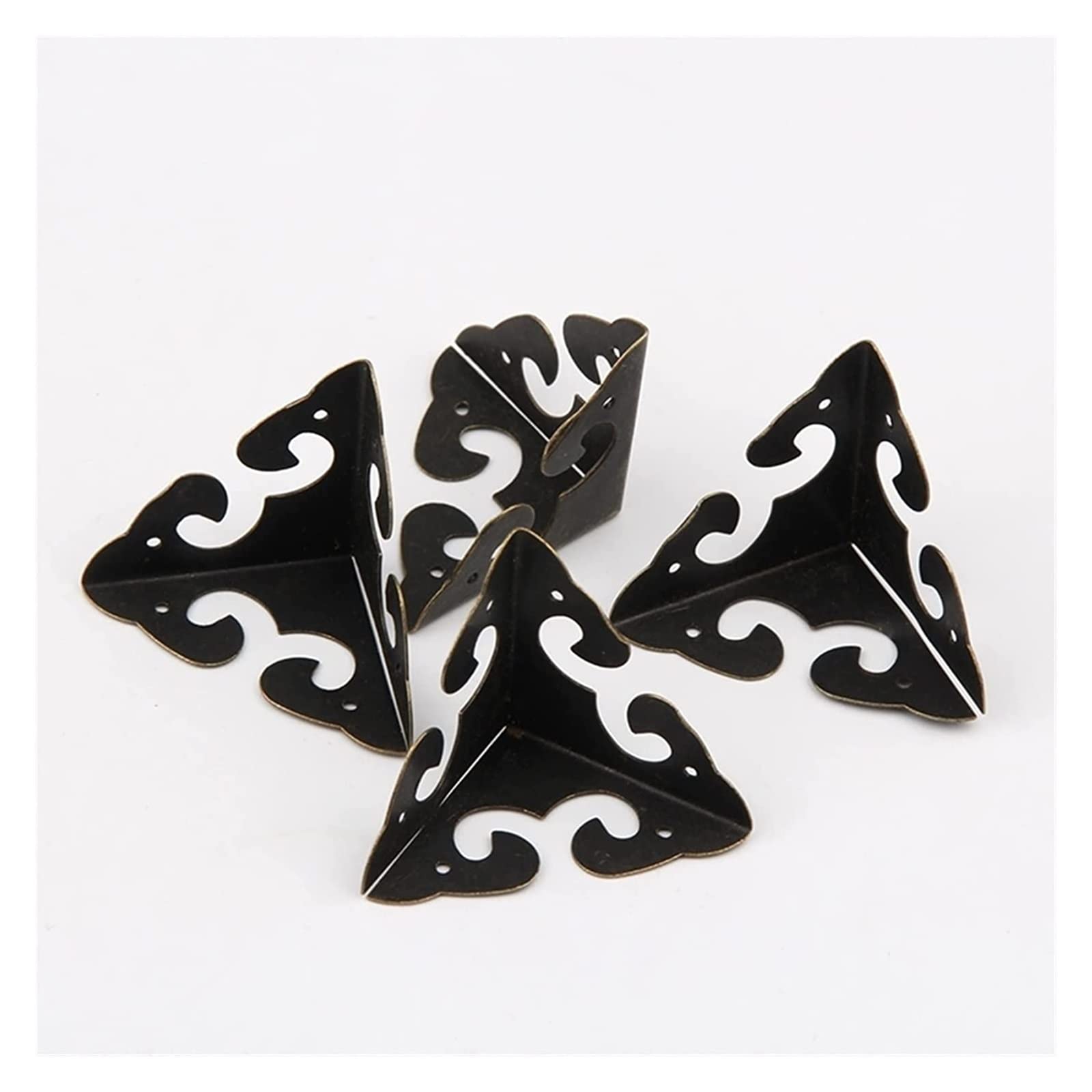Protectores Decorativos de Esquina for Metal, Bordes,Caja 10 piezasCornersture Decor Triangle Flower Side