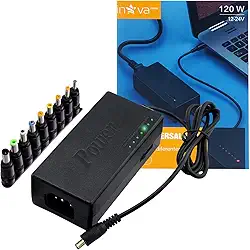 Fonte Universal para Notebook 12-24V 120W com 8 Plugues
