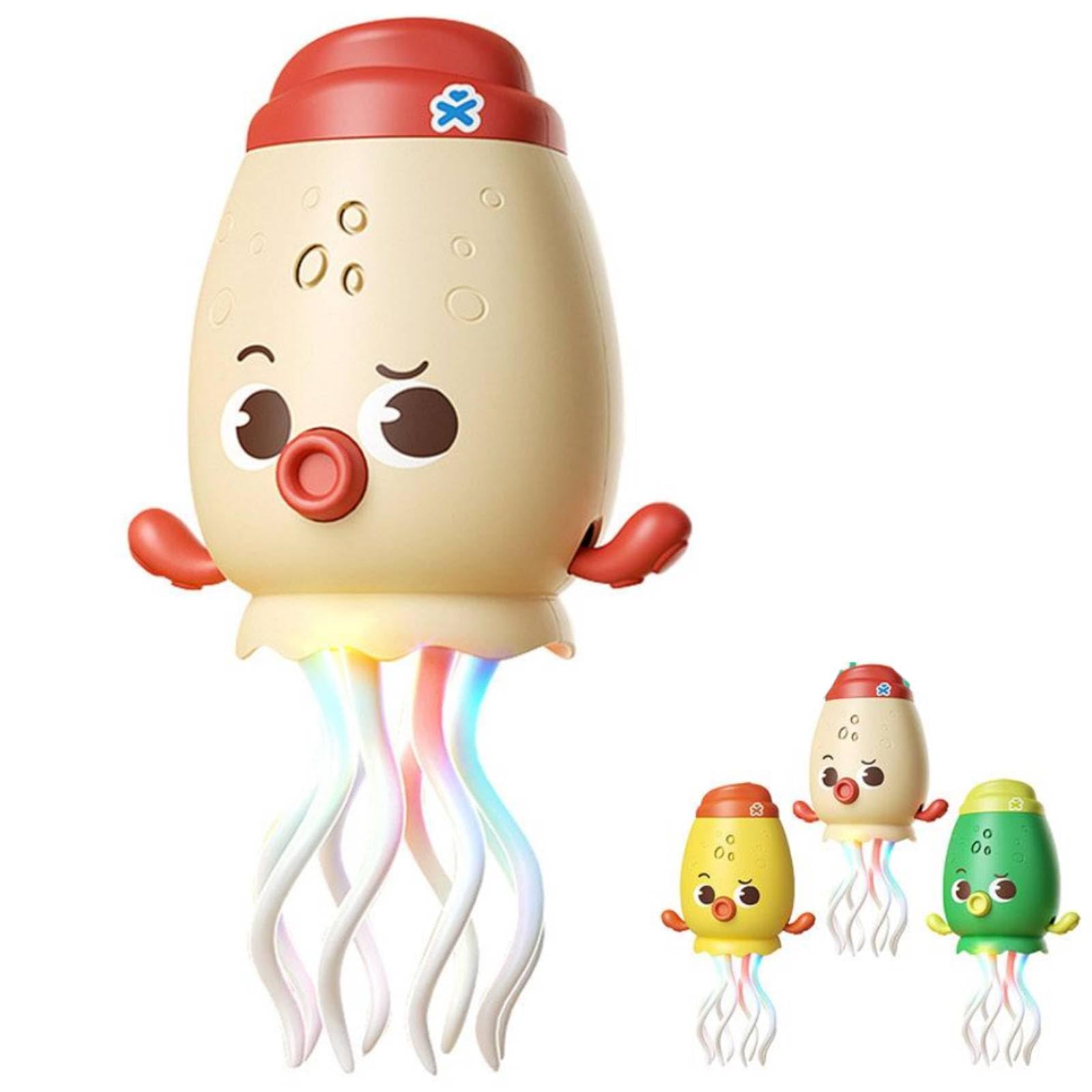 Dancing Octopus Interactive Pet Toy, Magic Dancing Octopus Toy, Auto-Dance Squid with Obstacle Sensor, Pet Toys for Indoor Cat Dog (White-Style#2)