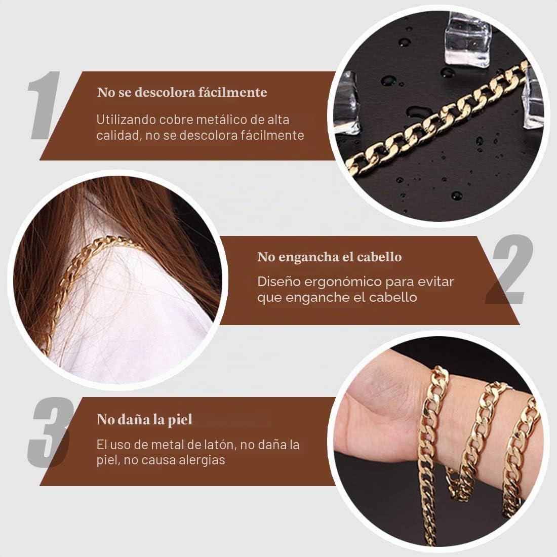 Swpeet Juego de 4 Correas de Cadena Plana de Repuesto de 47 Pulgadas con Hebillas, Bricolaje, Bolsa de Hombro de Metal, Bolsa de Mano, Bolsa de Mano de Repuesto (Oro + Plata + Bronce +