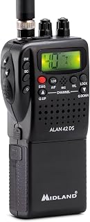 Midland Alan 42 DS Powerbundle CB Multi Band AM/FM CB - Radio e batteria al litio...