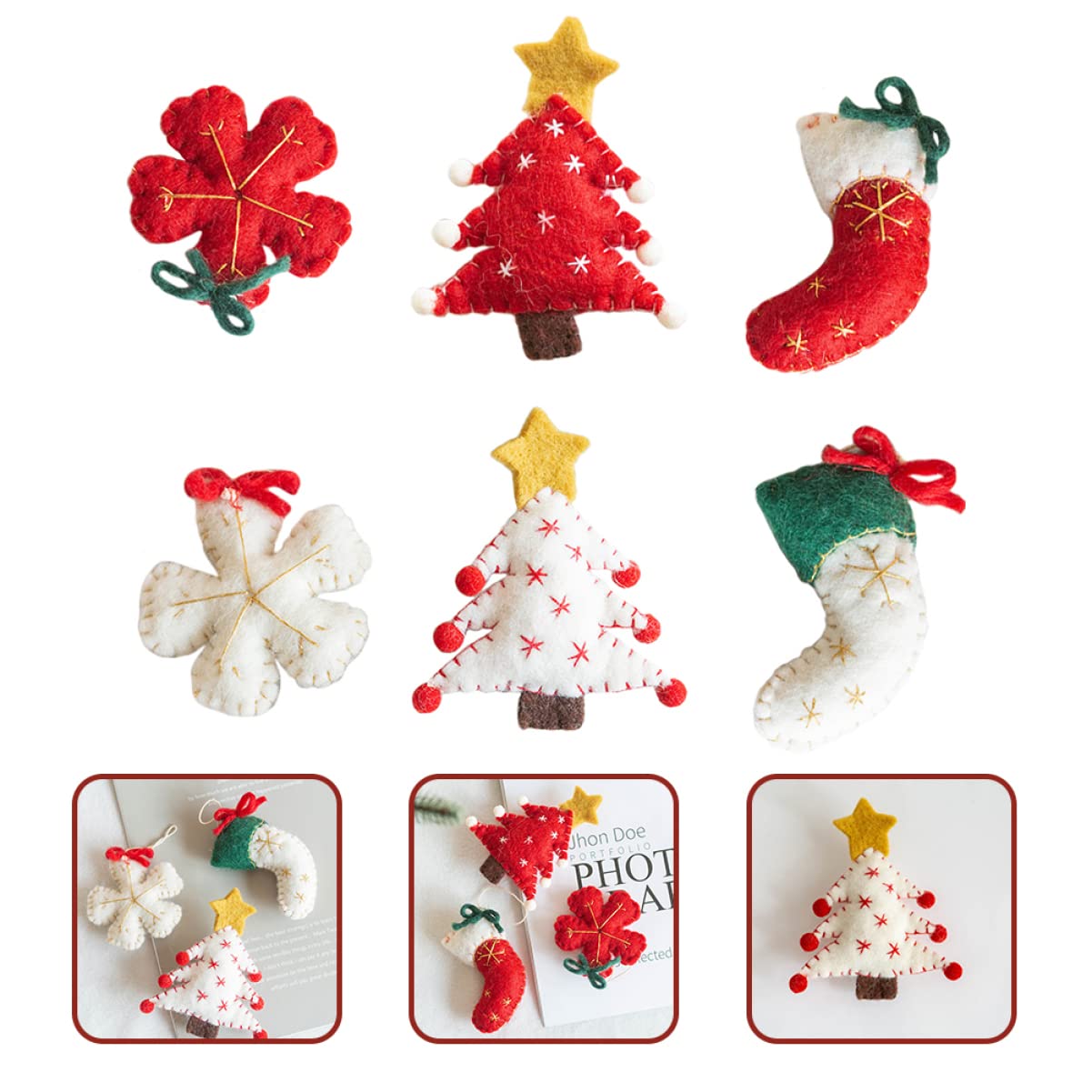 PRETYZOOM 30 STK Weihnachtsschmuck Weihnachtsdekorationen Christbaumschmuck weinachtsdeko Weihnachtsfeier Dekoration Weihnachtsbaumschmuck Partyzubehör hängende Weihnachtsdekoration gefühlt