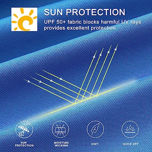 Willit Women's Sleeveless Golf Shirts Polo Tennis Tank Upf 50+ Lightweight Quick Dry Athletic Shirts Brilliant Blue L #TOP2