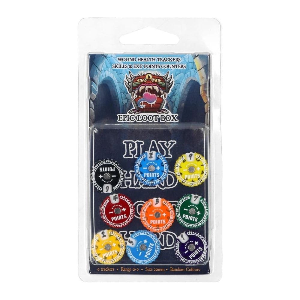 Trackers Counters Range 0-9 20Mm Random Colours Polska Gra Akcesoria Do Gier Polish Board Game Po Polsku