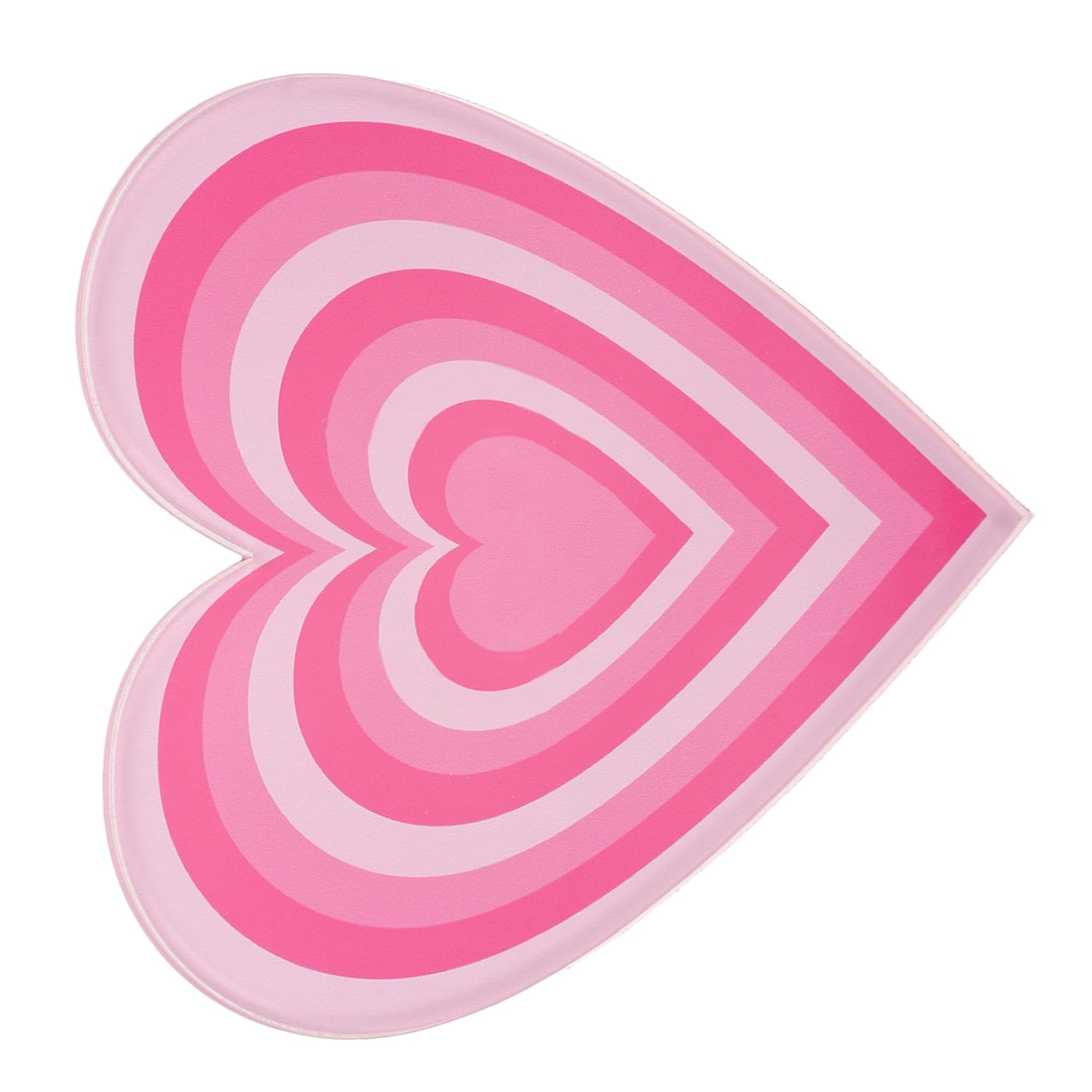 MUSISALY Lash Pallet Heart Shape Eyelash Grafting Tool Acrylic Lash Display Pallet