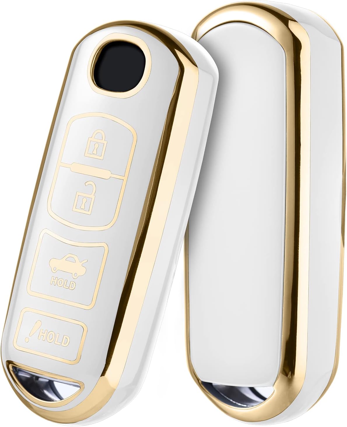 TOPOND for BMW i3 i8 Key Fob Cover with Keychain Key Ring