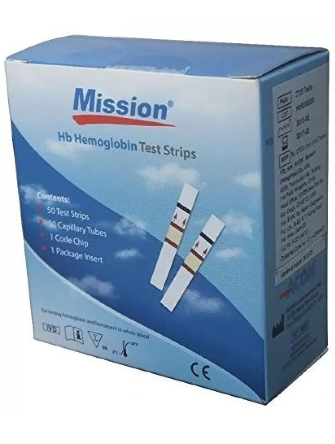 Olweldz Mission Hb Hemoglobin 50 Strips (B0CNJ726WF) Amazon Price History, Amazon Price Tracker