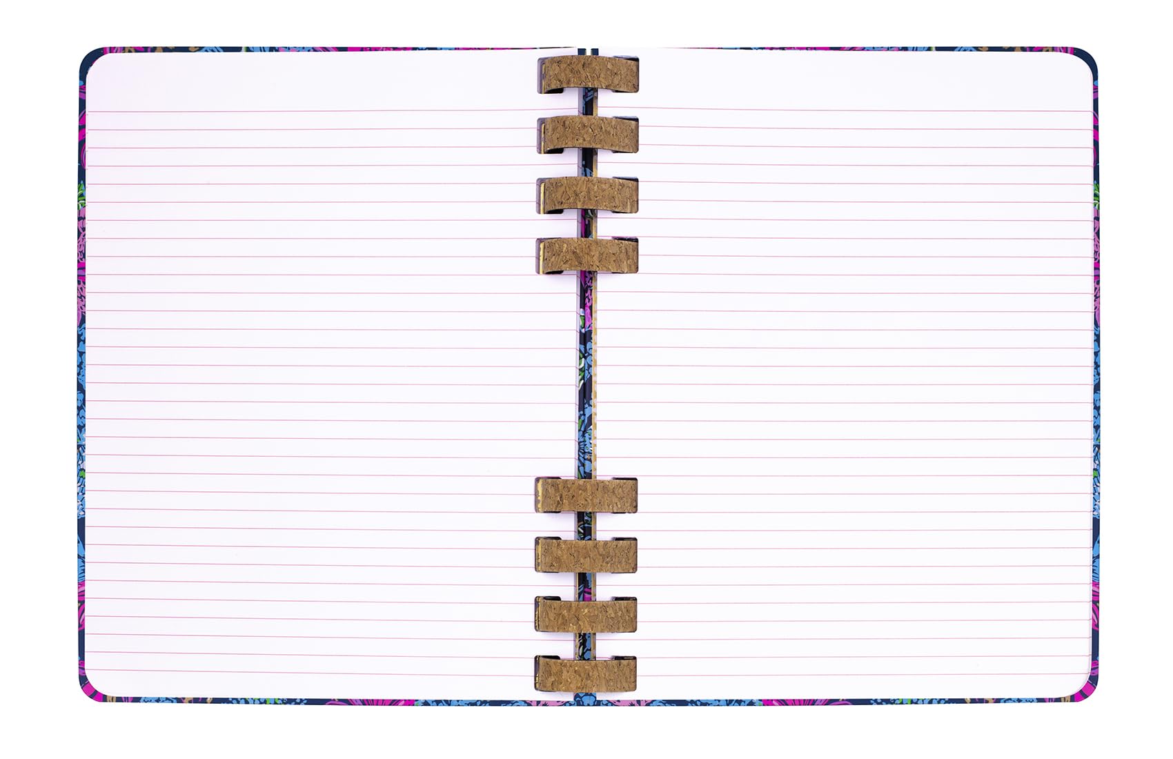 Lilly Pulitzer Luxe - Quaderno con rilegatura a spirale, 180 pagine, per donne, carta a righe universitarie, 1 soggetto, quaderno estetico da 25,4 x 21,6 cm, Calypso Coast