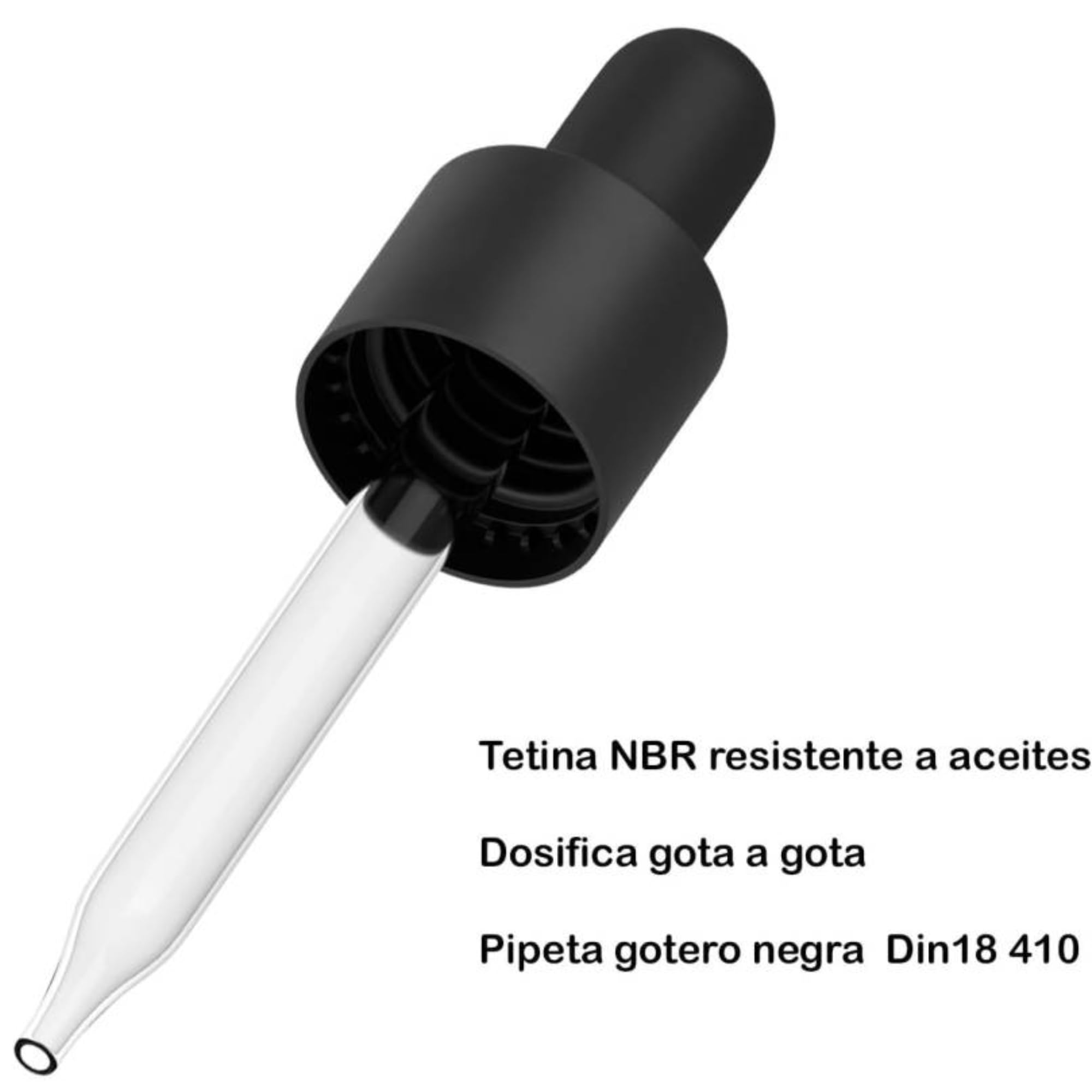 Butelki szklane 100 ml opakowanie 50 sztuk | Butelki ze szklaną pipetą i hermetycznym korkiem | Do olejów, serum, kosmetyków naturalnych, aromaterapii, laboratorium, płynów