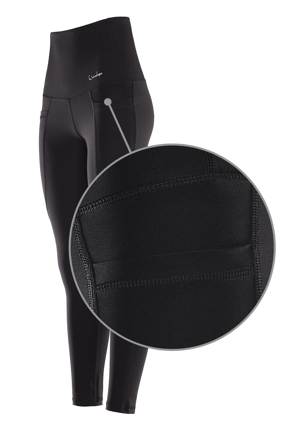 WINSHAPE Winshape Damskie Legginsy Funkcyjne Comfort Hwl115c "High Waist" Z Trzema Praktycznymi Kieszeniami - legginsy Kobiety