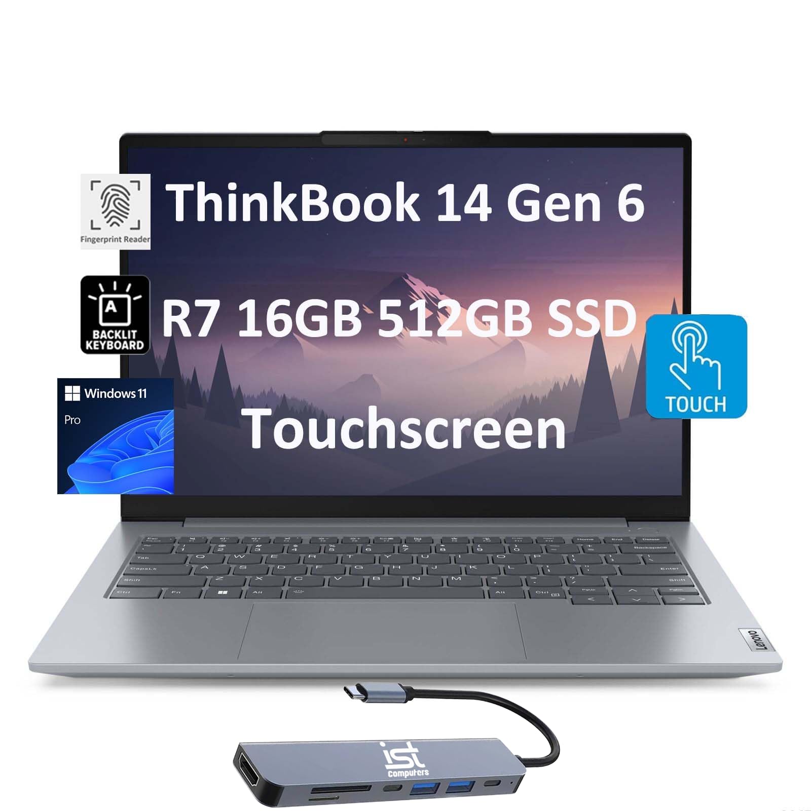 Amazon.com: Lenovo ThinkBook 14 Gen 6 Business Laptop (14