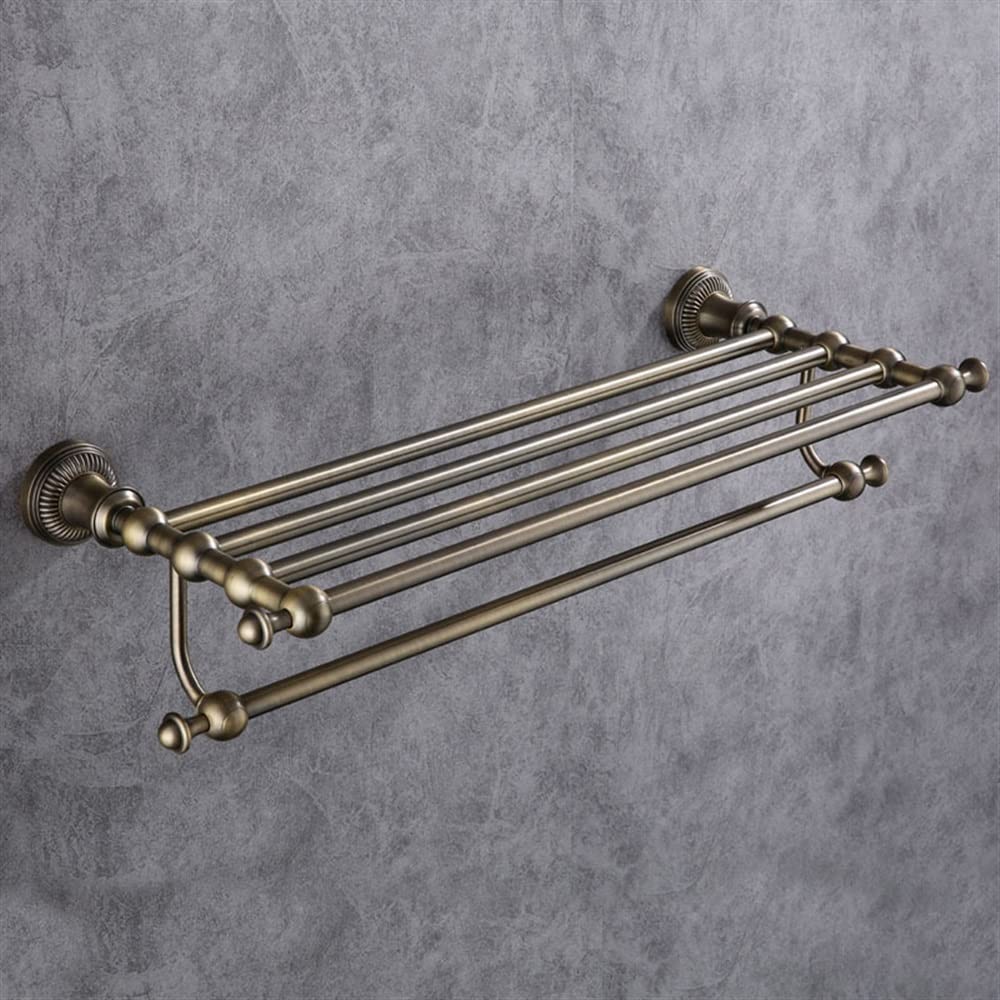 Support de salle de bain bronze vert pour une ambiance spa et bien-être