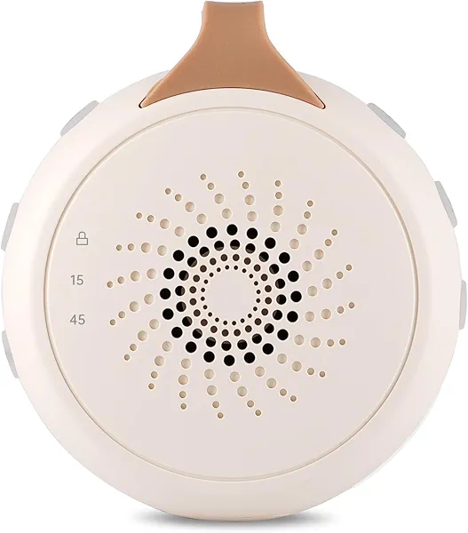 Baby Sound Machine, Vipdeer White Noise Sound Machine for Baby, Travel and Portable with Night Light, Built in Cry Sensor, 8 Soothing Sounds, Powerful Rechargeable Battery, Adult Sleep Aid