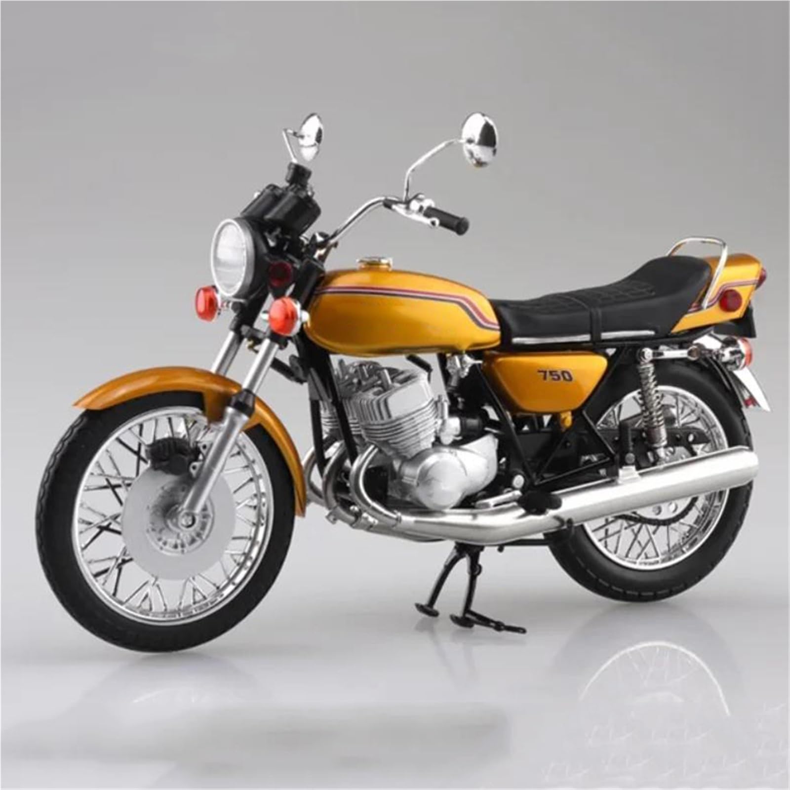 Modèle réduit de moto en alliage Kawasaki 750SS Mach IV 1:12, idée cadeau idéale pour motard