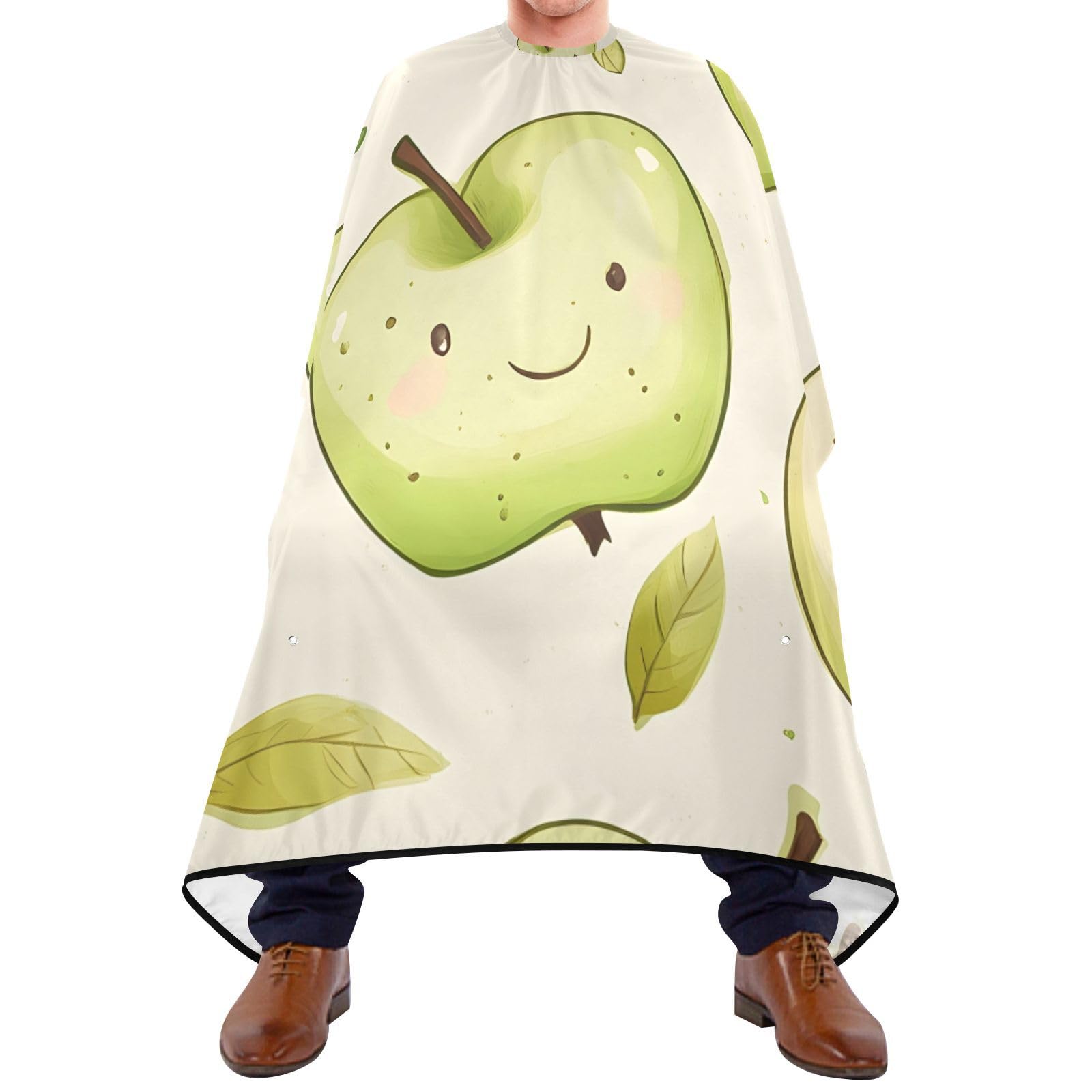 Hezely Cartoon Fruit Hair Dye Cape, Barber Cape for Adults,Waterproof Salon Cape,Waterproof Hairdressing Styling Hair Cutting, 65