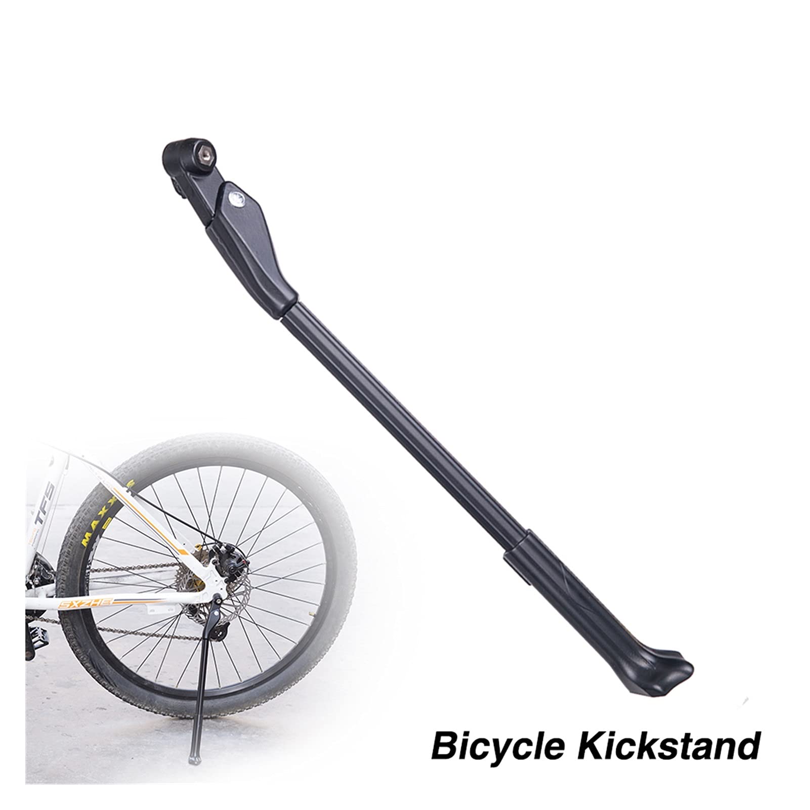 BANGHA Fahrradständer,Seitenständer Fahrrad Carbon Bike Justierbare Kickstand Seitenaufenthalt für 26/27.5/29/700c Fahrradträger Kick Lightweight 