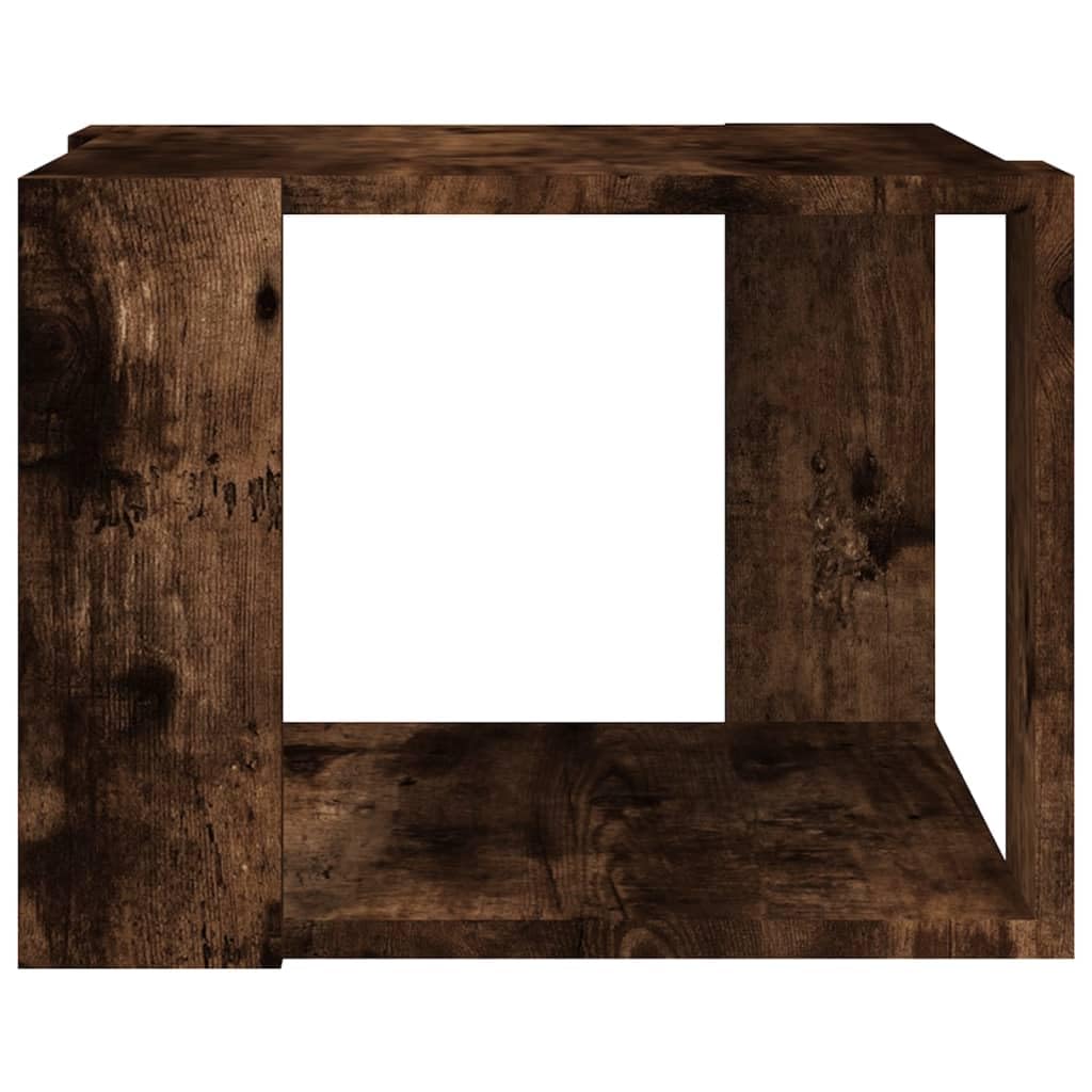 Couchtisch Räuchereiche 40x40x30 cm Holzwerkstoff, Couchtisch, Wohnzimmertisch, Beistelltisch - für Wohnzimmer und Büro - Mittelpunkt für Ihr Zuhause