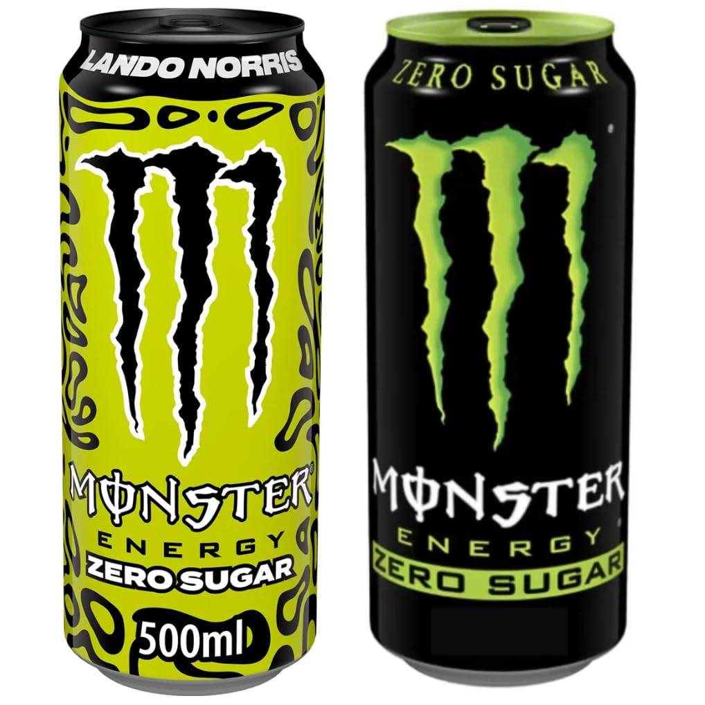 Monster Energy Drink Zero Sugar Original & Monster Energy Lando Norris Zero Sugar | 2 x 500ml | Imported-image-39