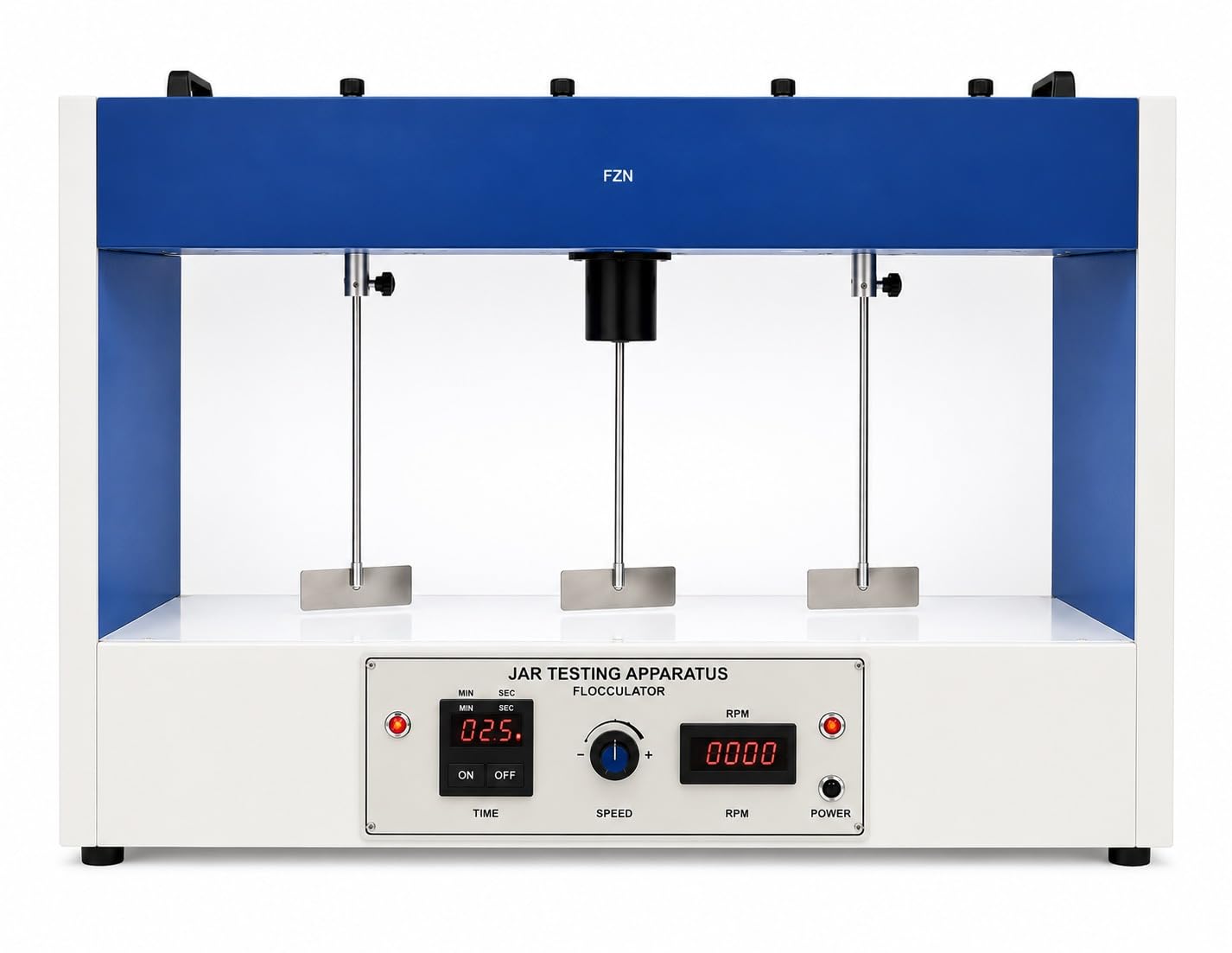 Three Jar Test Apparatus With Digital Timer | Digital RPM Controller |Water Treatment And Sewage Testing Equipment | Laboratory Flocculation Testing Instrument |-image-32