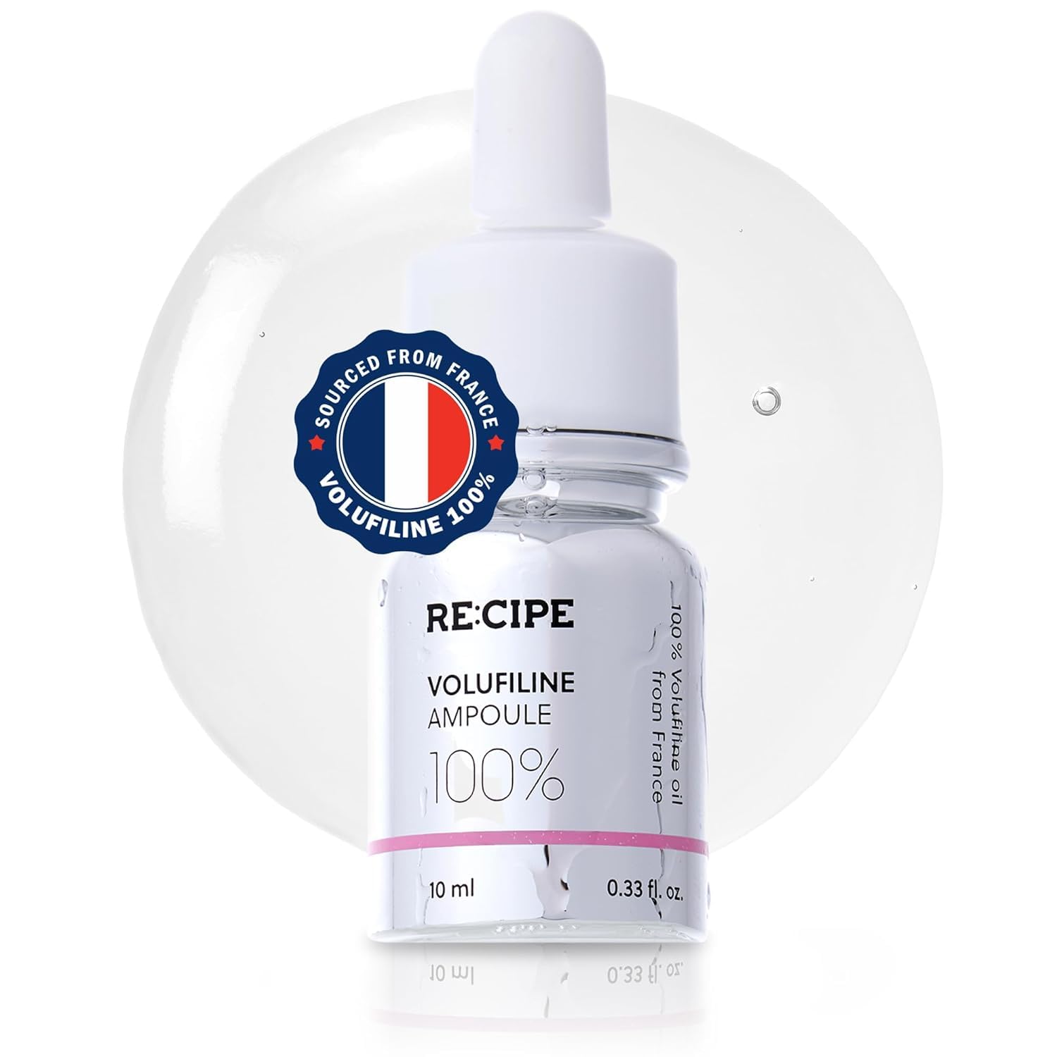 - RECIPE Volufiline 100% Ampoule - From France, Sederma - Pure Volufiline Serum - DIY Skin Care Booster for Face & Body – Hydrating & Age-Defying Formula for Elevated Resilience (0.33 fl oz)