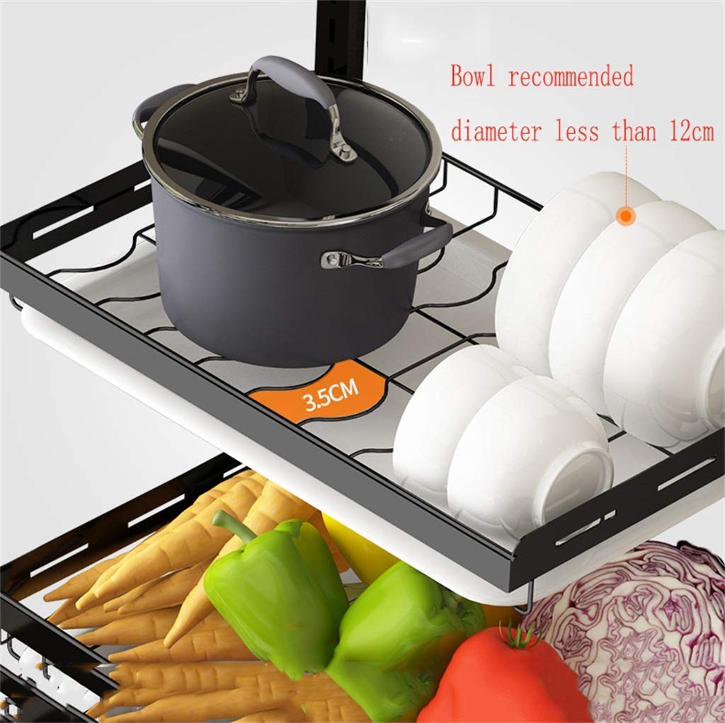 Escurridor de platos Plato de acero inoxidable estante de la pared libre del sacador Colgando cocina for guardar ESCURREPLATOS Caja de almacenamiento en rack rack de drenaje escurridor de platos para