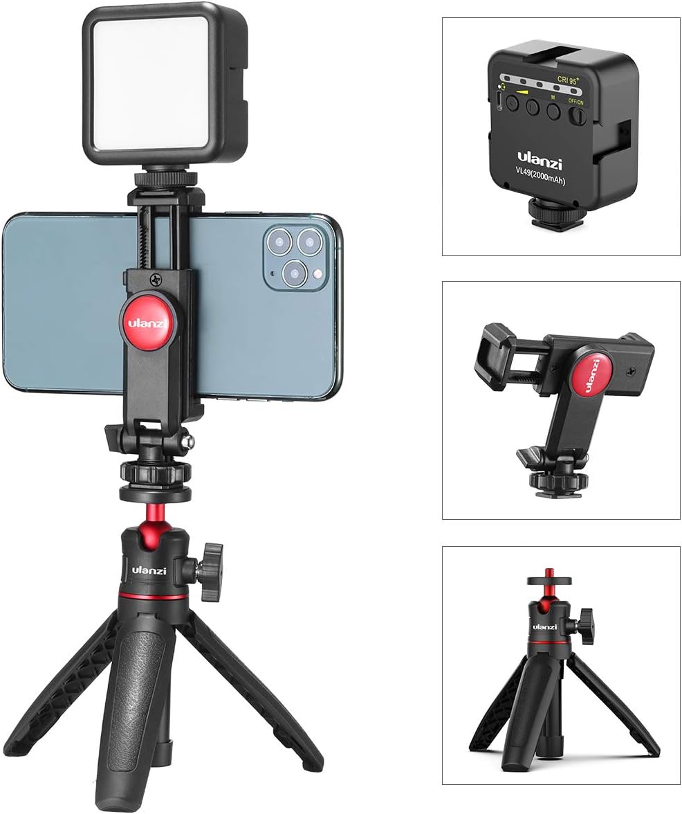 Hоttеѕt Sаlе JUSMO Smartphone Vlogging Kit with Adjustable Tripod Handle Grip, Dimmable LED Light - YouTube, TIK Tok, Vlogging Equipment for iPhone/Android Smartphone Video Kit (ST-06) Amаzоn Crаzу 🔥 Dеаlѕ JUSMO Smartphone Vlogging Kit with Adjustable Tripod Handle Grip, Dimmable LED Light - YouTube, TIK Tok, Vlogging Equipment for iPhone/Android Smartphone Video Kit (ST-06)