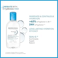 Vista 2 de Bioderma - Agua micelar Hydrabio H2O - Limpiador facial y desmaquillante - Agua limpiadora micelar para pieles sensibles deshidratadas