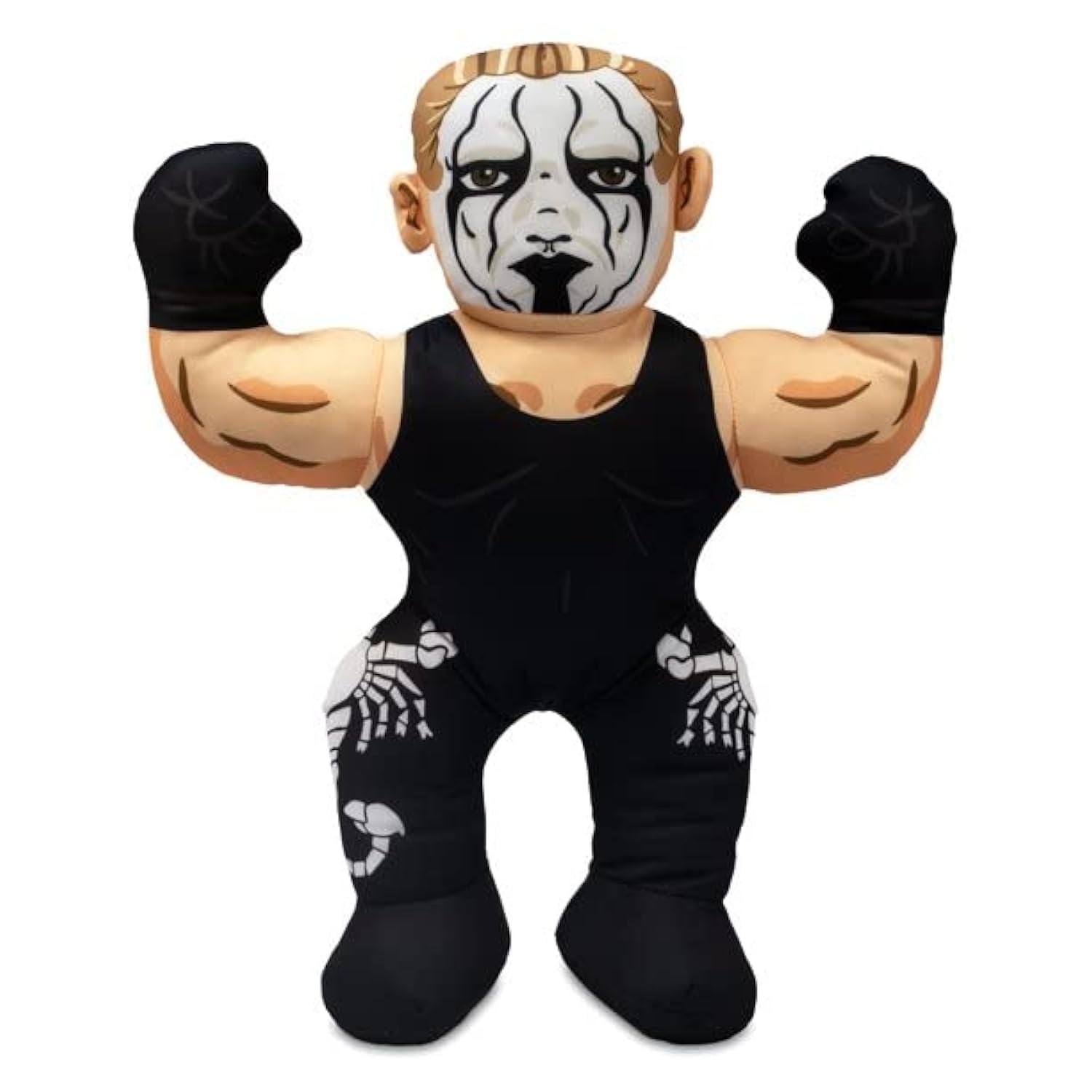 AEWWrestling Buddies - Official LJN Style Wrestling Buddy Plush 16", Features Real Sounds (Sting)