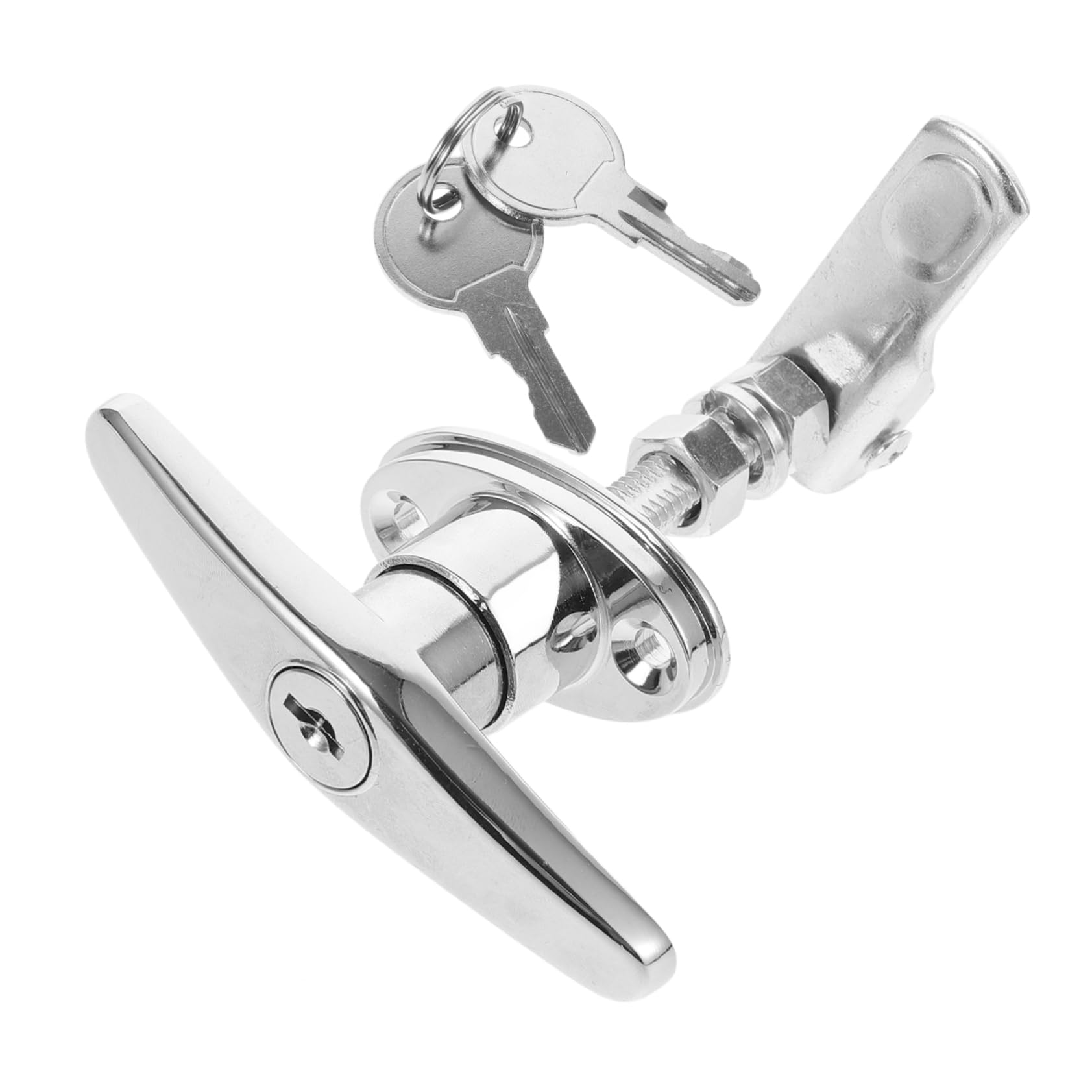 SHINEOFI 5 Set Serratura maniglia porta armadio elettrico serrature dell'armadio serrature dei cassetti io con chiave serratura cassettiera dell'io per vetrina