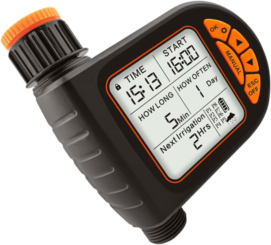 Smart Outdoor Lawn Watering Timer with Intelligent Scheduling Irrigation Controller for Garden Balcony and Lawn Automatic Watering System