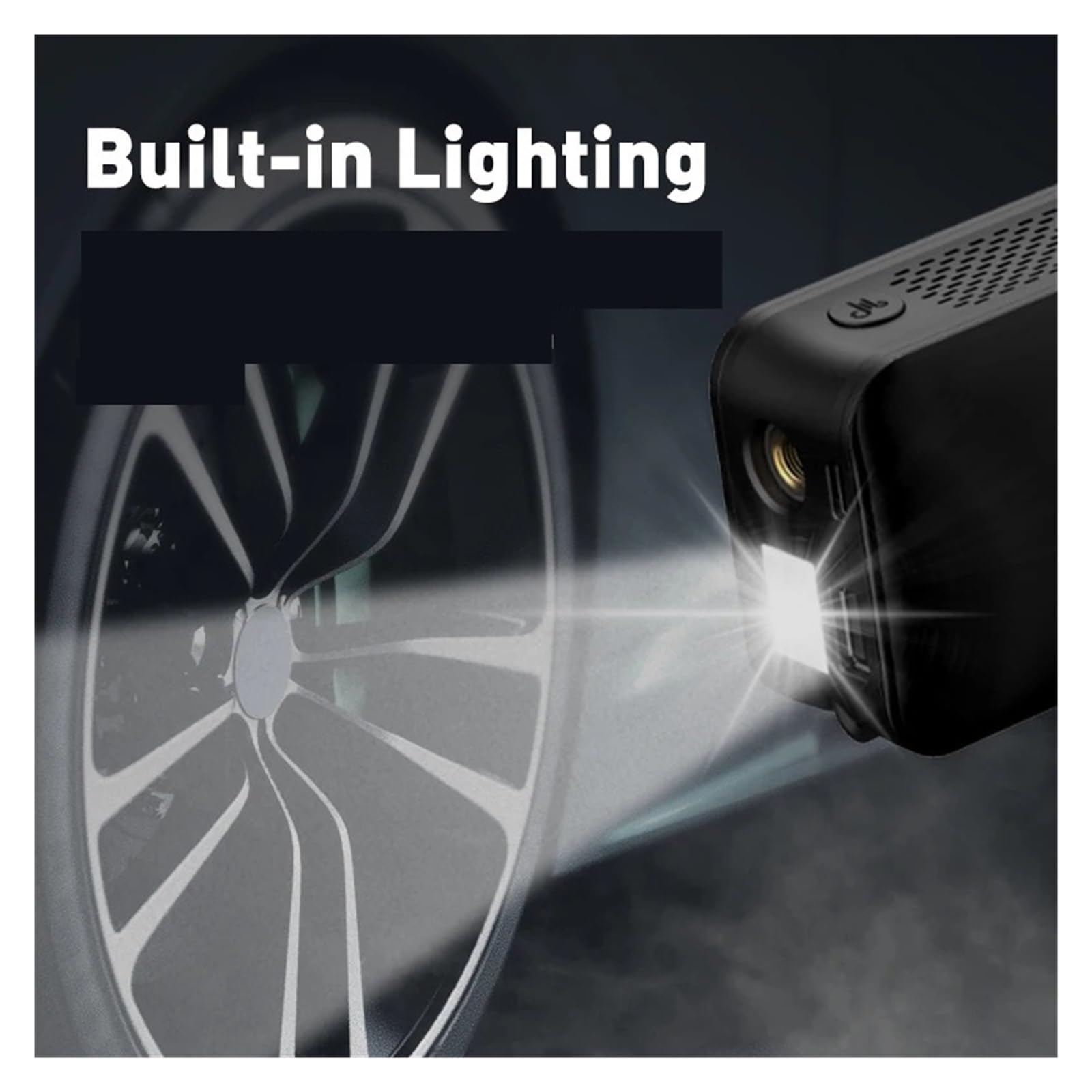 Pompe à Air, Pompe À Air Rechargeable pour Pneus, Gonfleur Portable | Numérique, Sans Fil, Voiture, Moto, Vélo, Ballons